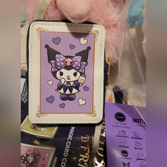 Kuromi My Melody Sanrio Hot Topic Double sided Card wallet - Picture 2 of 4